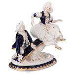Статуэтка фарфоровая Влюбленная пара Charming Statuette варинант исполнения - 1 | Loft Concept в Саратове