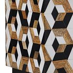 Настольная лампа с фигурным узором и трапециевидным абажуром Сonundrum варинант исполнения - 1 | Loft Concept в Саратове