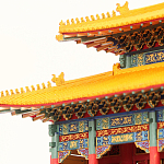 Храм Конфуция Тайвань миниатюра для интерьера в китайском стиле варинант исполнения - 1 | Loft Concept в Саратове