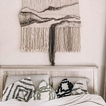 Панно Современный Гобелен ручная работа Туманное Утро варинант исполнения - 4 | Loft Concept в Саратове