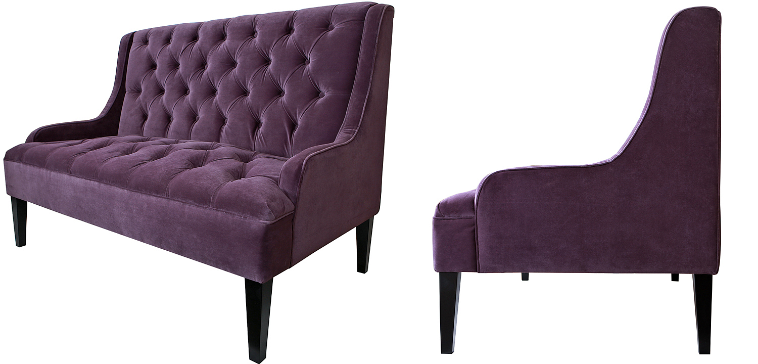 Диван Folket Sofa velour violet Диван Folket Sofa velour violet - Loft-Concept в Саратове