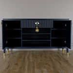 Комод-буфет Elsa Dreams Blue с открытыми полками   варинант исполнения - 3 | Loft Concept в Саратове