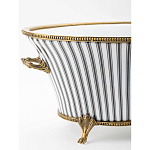 Кашпо Black white stripe варинант исполнения - 4 | Loft Concept в Саратове