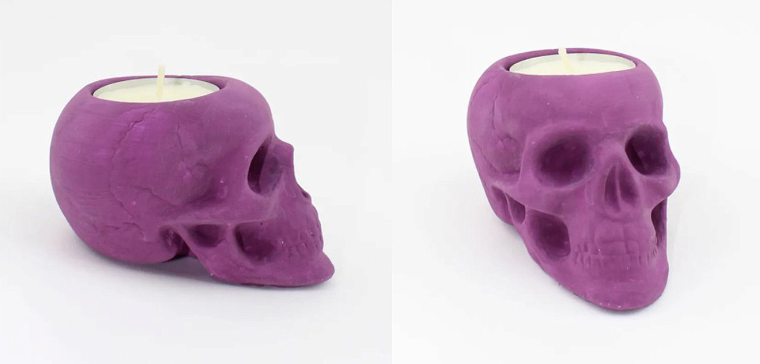 Подсвечник Purple Skull Подсвечник Purple Skull - Loft-Concept в Саратове