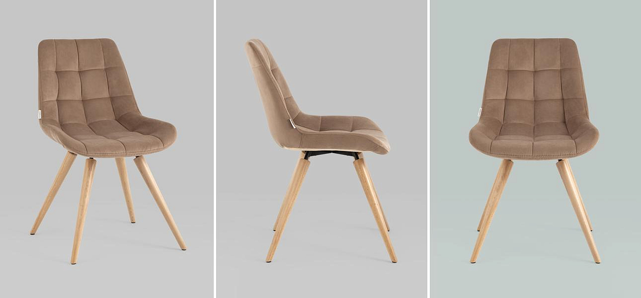 Стул NANCY Chair Велюр Капучино Стул NANCY Chair Велюр Капучино - Loft-Concept в Саратове