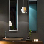 Подвесные светильники в виде белой посуды Flower Reversal варинант исполнения - 3 | Loft Concept в Саратове