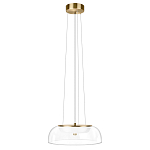 Подвесной светильник  с плоским прозрачным стеклянным плафоном Grada Light варинант исполнения - 2 | Loft Concept в Саратове