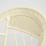 Комплект уличной мебели из ротанга Clara белый варинант исполнения - 4 | Loft Concept в Саратове