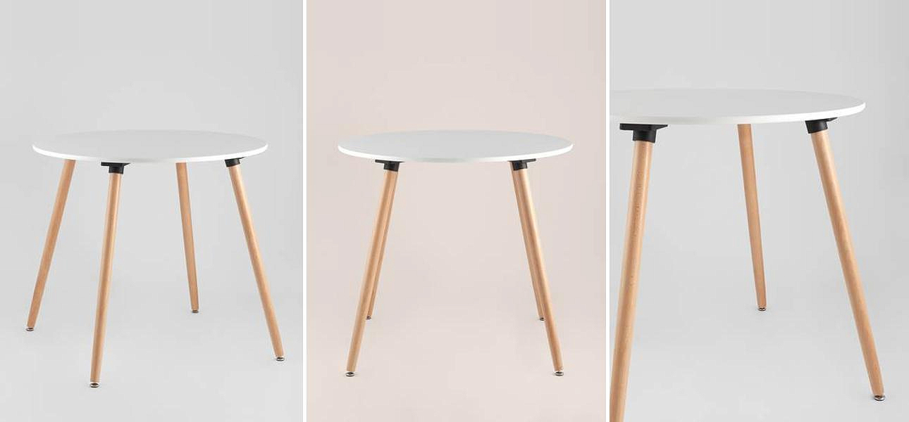 Стол обеденный Hoffman Collection круглый четыре ножки Стол обеденный Hoffman Collection круглый четыре ножки - Loft-Concept в Саратове