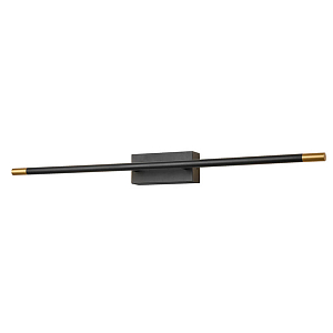 Бра Drawing Line Gold Black Rectangular Base