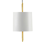 Люстра прямоугольная с белыми цилиндрическими абажурами White Ribbon варинант исполнения - 2 | Loft Concept в Саратове