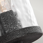 Бра с цилиндрическим плафоном из прозрачного рифленого стекла Feiss варинант исполнения - 4 | Loft Concept в Саратове