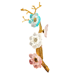 Бра с цветочным декором Miscellaneous herbs варинант исполнения - 2 | Loft Concept в Саратове