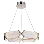 Люстра кольцевая с текстурным природным рисунком IceFlame варинант исполнения - 8 | Loft Concept в Саратове