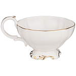 Чайный набор  белого цвета из фарфора на 6 персон 12 предметов Shine Porcelain варинант исполнения - 2 | Loft Concept в Саратове