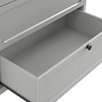 Комод с 3-мя ящиками серый Silva Grey Chest of Drawers варинант исполнения - 4 | Loft Concept в Саратове