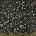 Обои ручная роспись St Laurent Casino metallic silk варинант исполнения - 1 | Loft Concept в Саратове