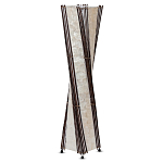 Торшер из перламутра на металлическом каркасе Indonesian Wave варинант исполнения - 1 | Loft Concept в Саратове