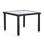 Обеденный комплект из искуственного ротанга Vintara черный варинант исполнения - 11 | Loft Concept в Саратове