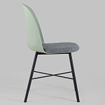 Стул из прочного пластика на металлическом основании Anora Green  варинант исполнения - 3 | Loft Concept в Саратове