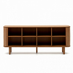 Буфет с 2-мя раздвижными дверцами из ясеневого шпона Toinette варинант исполнения - 2 | Loft Concept в Саратове