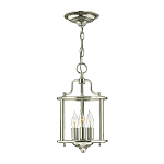 Подвесной светильник с прозрачным стеклянным цилиндрическим плафоном в классическом стиле на цепи Hinkley варинант исполнения - 21 | Loft Concept в Саратове