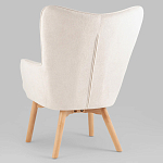 Белое кресло на ножках из массива CORDELIA варинант исполнения - 5 | Loft Concept в Саратове