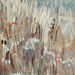 Современный Гобелен из шерсти в бежевых тонах Spring варинант исполнения - 1 | Loft Concept в Саратове