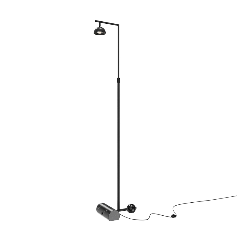 Напольный светильник Pikant 3000К 13Вт Черный Латунь в Саратове | Loft Concept 