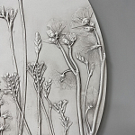 Панно Серые цветы варинант исполнения - 2 | Loft Concept в Саратове