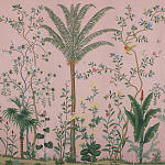 Обои ручная роспись Amazonia Florence Pink dyed silk варинант исполнения - 1 | Loft Concept в Саратове