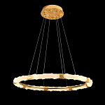Люстра в форме кольца с золотым декором Warm Heavenly Light варинант исполнения - 9 | Loft Concept в Саратове