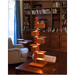 Торшер с каркасом из множества полок Links варинант исполнения - 4 | Loft Concept в Саратове