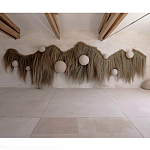 Большая дизайнерская Инсталляция из соломы RAFFIA Installation  варинант исполнения - 7 | Loft Concept в Саратове