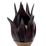 Настольная лампа черная INDONESIAN LAMPS 1 варинант исполнения - 2 | Loft Concept в Саратове