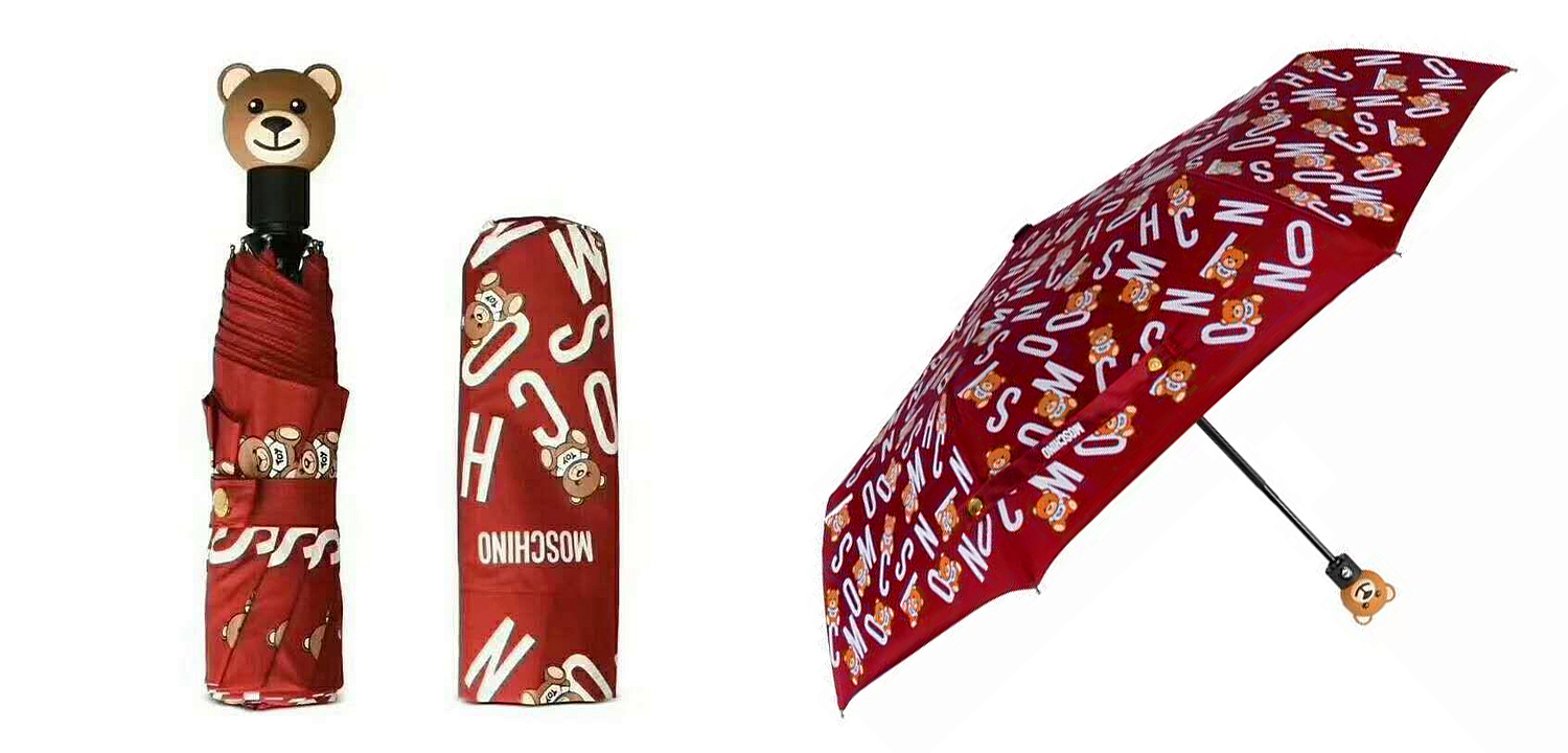 Зонт раскладной MOSCHINO дизайн 002 Красный цвет Зонт раскладной MOSCHINO дизайн 002 Красный цвет - Loft-Concept в Саратове