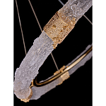 Люстра в форме кольца с золотым декором Warm Heavenly Light варинант исполнения - 3 | Loft Concept в Саратове