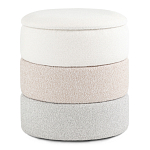 Пуф Three Colors в ткани букле из трех цветов  варинант исполнения - 1 | Loft Concept в Саратове