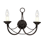 Бра черного цвета с лампой в форме свечи Elstead Lighting варинант исполнения - 4 | Loft Concept в Саратове