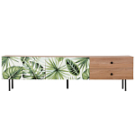 Длинная ТВ-тумба с принтом на ящиках Elise TV Stand варинант исполнения - 2 | Loft Concept в Саратове