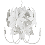 Люстра белая в виде цветков шиповника White Rosehip Flower варинант исполнения - 2 | Loft Concept в Саратове