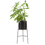 Кашпо из металла Elevated Planters черное варинант исполнения - 2 | Loft Concept в Саратове