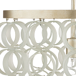 Потолочный светильник с каскадом из круглых декоративных колец Waterfall from the Rings варинант исполнения - 1 | Loft Concept в Саратове