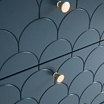 Комод с 6 выдвижными ящиками Scale Ornament Blue Chest of Drawers варинант исполнения - 5 | Loft Concept в Саратове