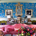 Обои ручная роспись Houghton Canton Blue варинант исполнения - 5 | Loft Concept в Саратове