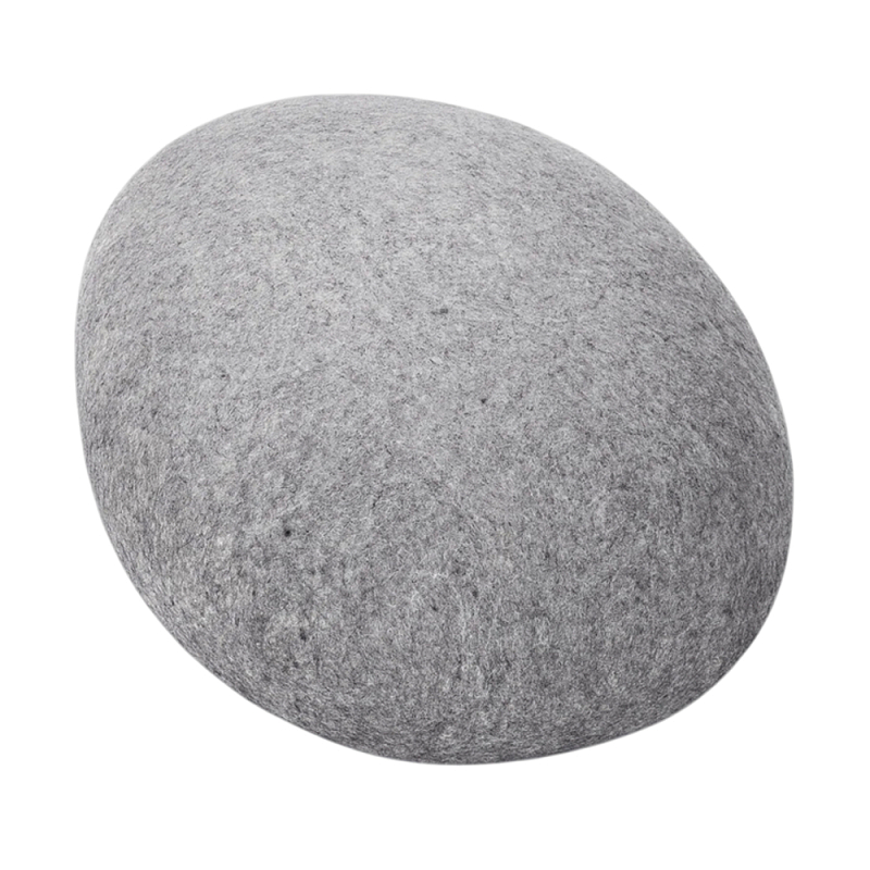 Пуф - Камень SOLID Серый Белый Светло-серый в Саратове | Loft Concept 