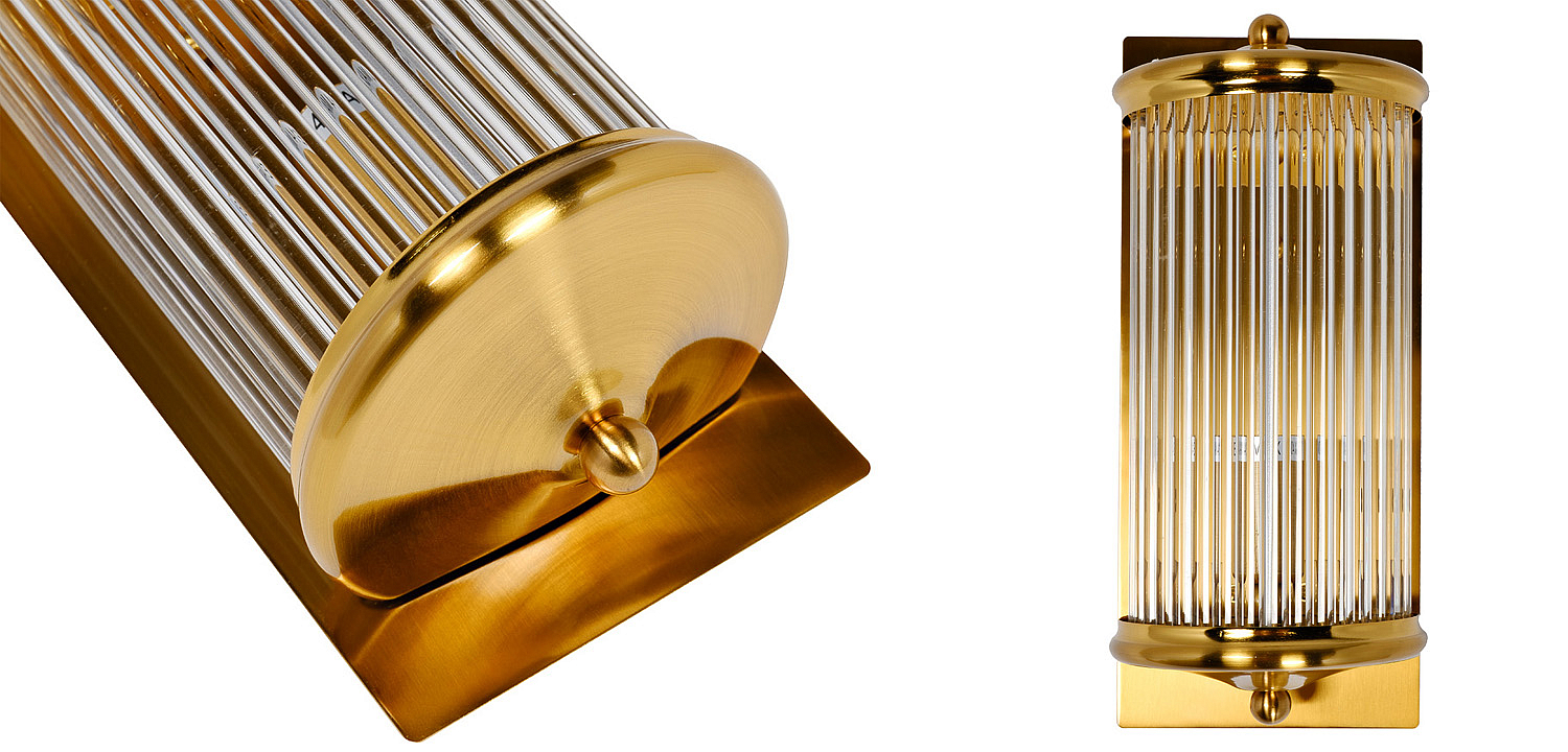 Бра Einar Glass TUBE Gold Бра Einar Glass TUBE Gold - Loft-Concept в Саратове