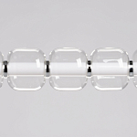 Люстра линейная с 6-ю прозрачными стеклянными плафонами округлой формы HANDLE GRAPE варинант исполнения - 4 | Loft Concept в Саратове