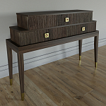 Премиальная Консоль с тремя ящиками Elsa Dreams Walnut варинант исполнения - 1 | Loft Concept в Саратове