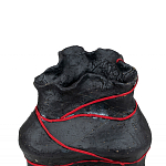 Ваза с красным кожаным жгутом "Красной нитью" варинант исполнения - 2 | Loft Concept в Саратове